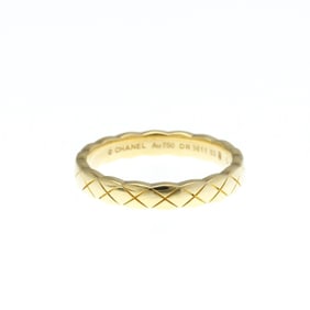 Chanel Coco Crush Ring Mini Model Yellow Gold (18K) Fashion No Stone Band Ring Gold