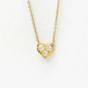 Tiffany Sentimental Heart Necklace Pink Gold (18K) Diamond Men,Women Fashion Pendant Necklace (Pink