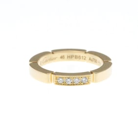 Cartier Maillon Panthere Ring With 4 Diamonds Pink Gold (18K) Fashion Diamond Band Ring Pink Gold