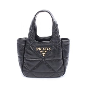 Prada Small Nappa Leather Handbag, Women's, Black, 1BG451