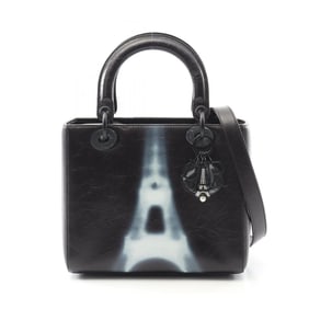Christian Dior Dior Lady handbag, leather, women's, black