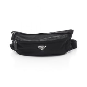 Prada Tessuto Montagne waist bag, body nylon and leather, for men women, black