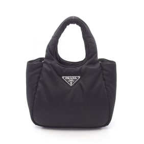 Prada TESSUTO SOFT handbag, nylon, women's, black, 1BG412