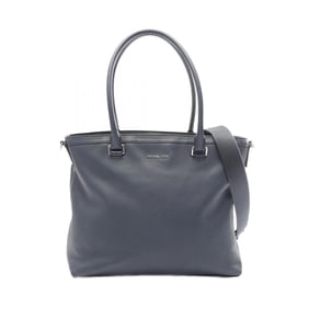 Michael Kors tote bag, leather, women's, navy