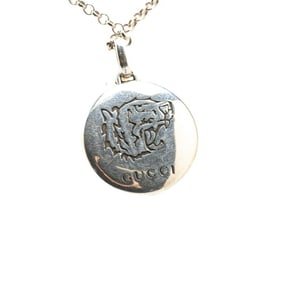 Gucci Tiger Necklace SV925 Silver Women's GUCCI