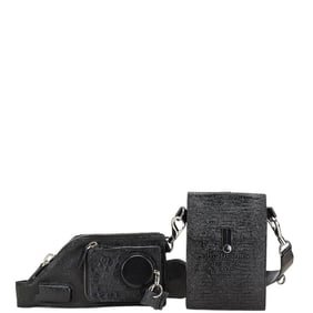 Alexander Wang Embossed Body Bag/Crossbody Bag in Black Leather for Women