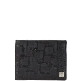 Dunhill D-8 Bifold Wallet Black Leather Men's