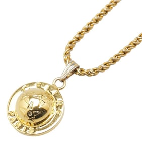 Celine Vintage Star Ball Pendant Necklace, Gold Plated, Women's, CELINE