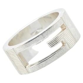 Gucci G Logo Open Ring #9 SV925 Silver Women's GUCCI