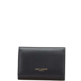 Saint Laurent 6-ring key case 360432 Black leather Women's SAINT LAURENT