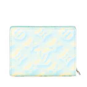 Louis Vuitton Monogram Portefeuille Claire Bifold Wallet M81564 Verdeaux Blue and Yellow Leather