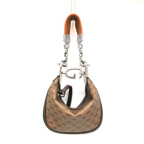 Gucci Mini Pouch 718512 Women's PVC,Leather Handbag,Shoulder Bag Beige