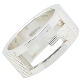 Gucci Branded G Ring, SV925 Silver, Women's, GUCCI