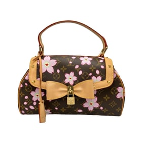 Louis Vuitton Sac Retro PM Cherry Blossom M92012 Monogram Canvas Handbag for Women
