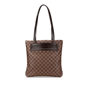 Louis Vuitton Damier Clifton Tote Bag N51149 Brown Leather Women's LOUIS VUITTON