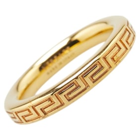 Versace Engraved Greek Key Ring DG56785 DJMT Gold Plated Women's VERSACE