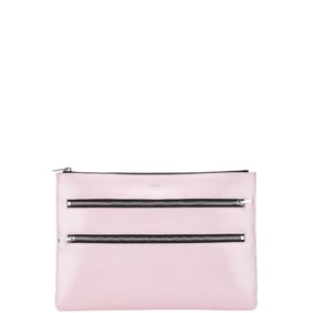 Celine clutch bag in pink leather for women.
