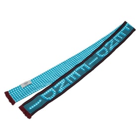 Fendi Rappy Logo Scarf, Light Blue Multicolor, Women's