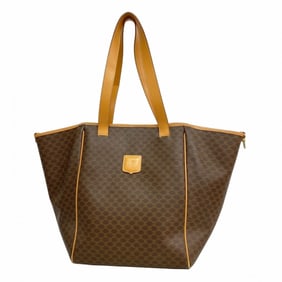 Celine tote bag, Macadam, brown, for women