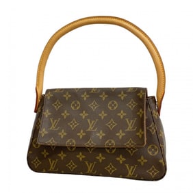 Louis Vuitton Monogram Mini Looping Shoulder Bag M51147 Brown Women's