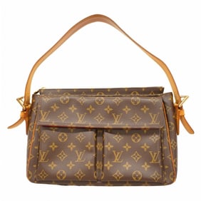 Louis Vuitton Monogram Viva Cite GM Shoulder Bag M51163 Brown Women's