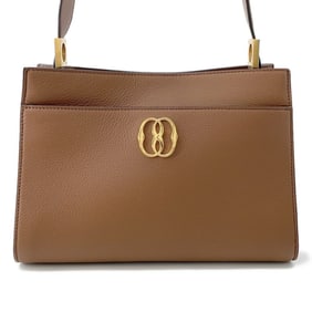 Bally TRAPEZE SOFT Emblem Leather Shoulder Bag
