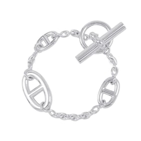 Hermes Chaine d'Ancre Farandole Bracelet in 925 Sterling Silver, Size XS
