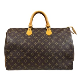Louis Vuitton Speedy 40 Monogram Canvas Handbag M41522 Brown Women's LOUIS VUITTON
