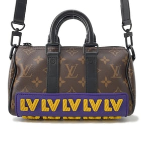 Louis Vuitton Monogram LV Rubber Keepall XS Handbag M45788 LOUIS VUITTON Black