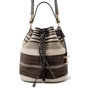 Tod's Handbag Bag T Timeless Stripe TOD'S 2-way Shoulder