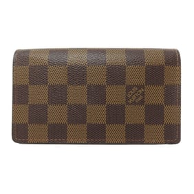 Louis Vuitton N61736 Portefeuille Tresor Bifold Wallet in Damier Canvas for Women