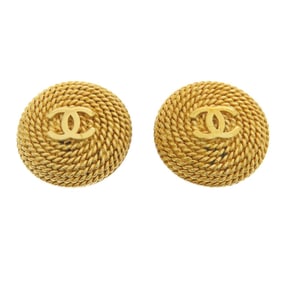 CHANEL Coco Button Earrings for Women