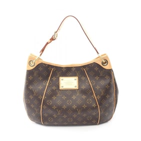 Louis Vuitton Galliera PM Shoulder Bag, Coated Canvas and Leather, Monogram, Women's, Brown, M56382