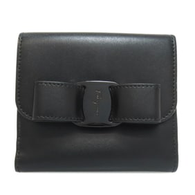 Salvatore Ferragamo Vara Ribbon Bifold Wallet Leather Women's