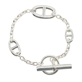 Hermes Hermès Chaine d'Ancre Farandole Bracelet, 925 Sterling Silver, Women's