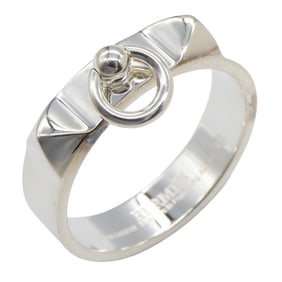 Hermes Hermès Collier de Chien Ring, 925 Sterling Silver, Men's and Women's