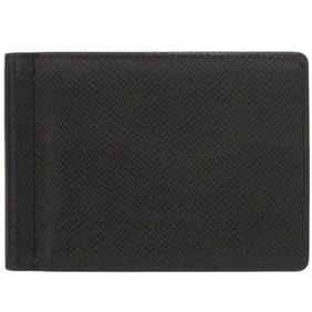 Louis Vuitton Portefeuille Pens M62978 Taiga Leather Black Money Clip Card Case LV 0779LOUIS VUITTON