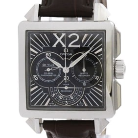 OMEGA De Ville X2 Chronograph Steel Watch 423.13.37.50.01.001 Polished