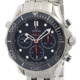 OMEGA Seamaster Diver Chronograph Watch 212.30.44.50.03.001 Polished