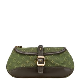 Louis Vuitton Monogram Minilan Anne Sophie Pouch M92698 Khaki Brown Canvas Leather Women's LOUIS