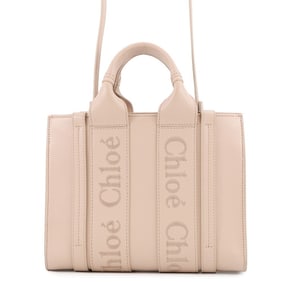 Chloé Chloe Woody Small Leather Handbag CHC23US397I606J5 2-way
