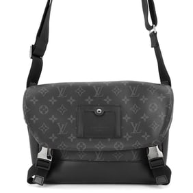Louis Vuitton Monogram Eclipse Voyage PM Shoulder Bag M40511 Men's Black
