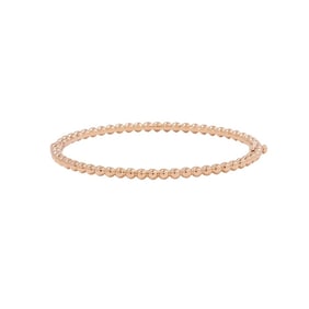Van Cleef & Arpels Perlée Gold Pearl Bracelet, Medium Model, 18KPG (VCAR07A700)
