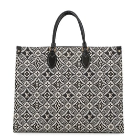Louis Vuitton Tote Bag Monogram Jacquard SINCE1854 On the Go GM M57207 LOUIS VUITTON Black