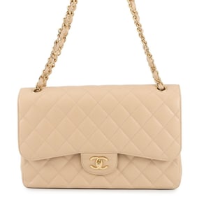 CHANEL Chain Shoulder Bag Matelasse 30 Coco Mark Caviar Skin A58600