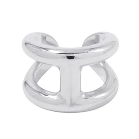 Hermès Osmose GM Ring, SV925 Silver, Ring Size 54, HERMES
