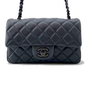 Chanel Chain Shoulder Bag Coco Mark Mini Flap Lambskin A69900 CHANEL