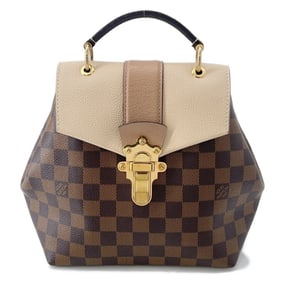 Louis Vuitton Damier Ebene Clapton Backpack N42259 Handbag Shoulder Bag