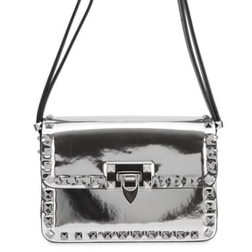 Valentino Garavani Rockstud Patent Shoulder Bag 3W2B0M42QTE VALENTINO