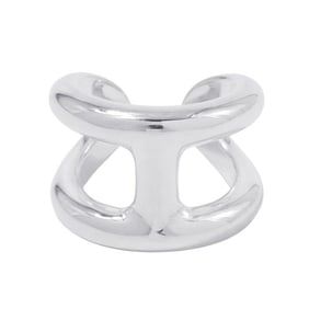Hermès Osmose GM Ring, SV925 Silver, Ring Size 52, HERMES